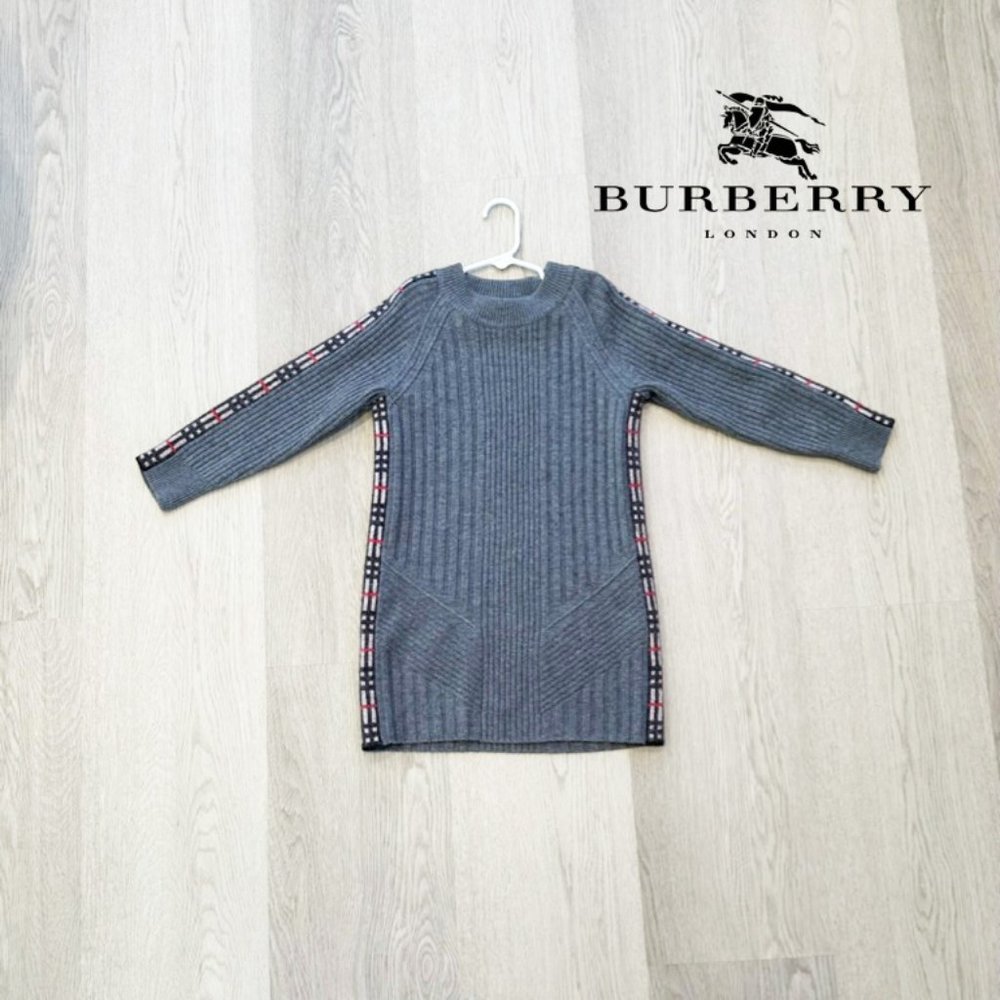 Girls Burberry Cathina Knit Dress - Worn twice for couple hrs only - like new!